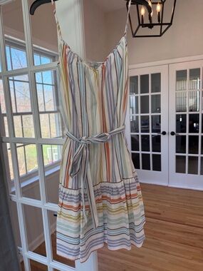 Rails Striped Belted Sundress - Multi Color